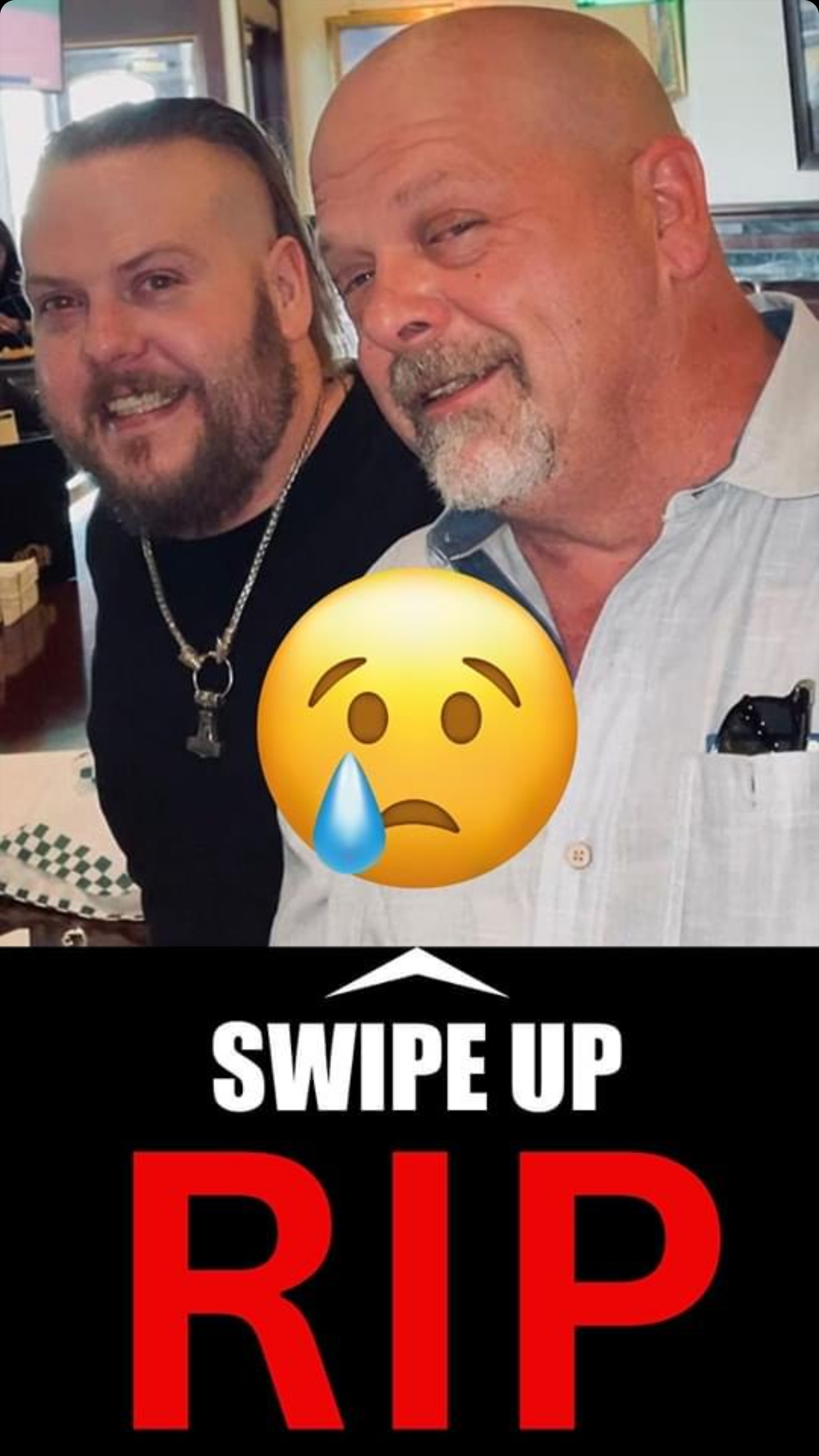 Our thoughts and prayers are with Rick Harrison