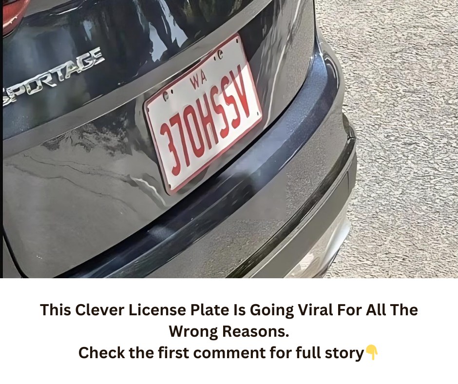 This Clever License Plate Is Going Viral For All The Wrong Reasons