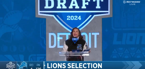 Michigan Governor Gretchen Whitmer Booed at NFL Draft in Detroit