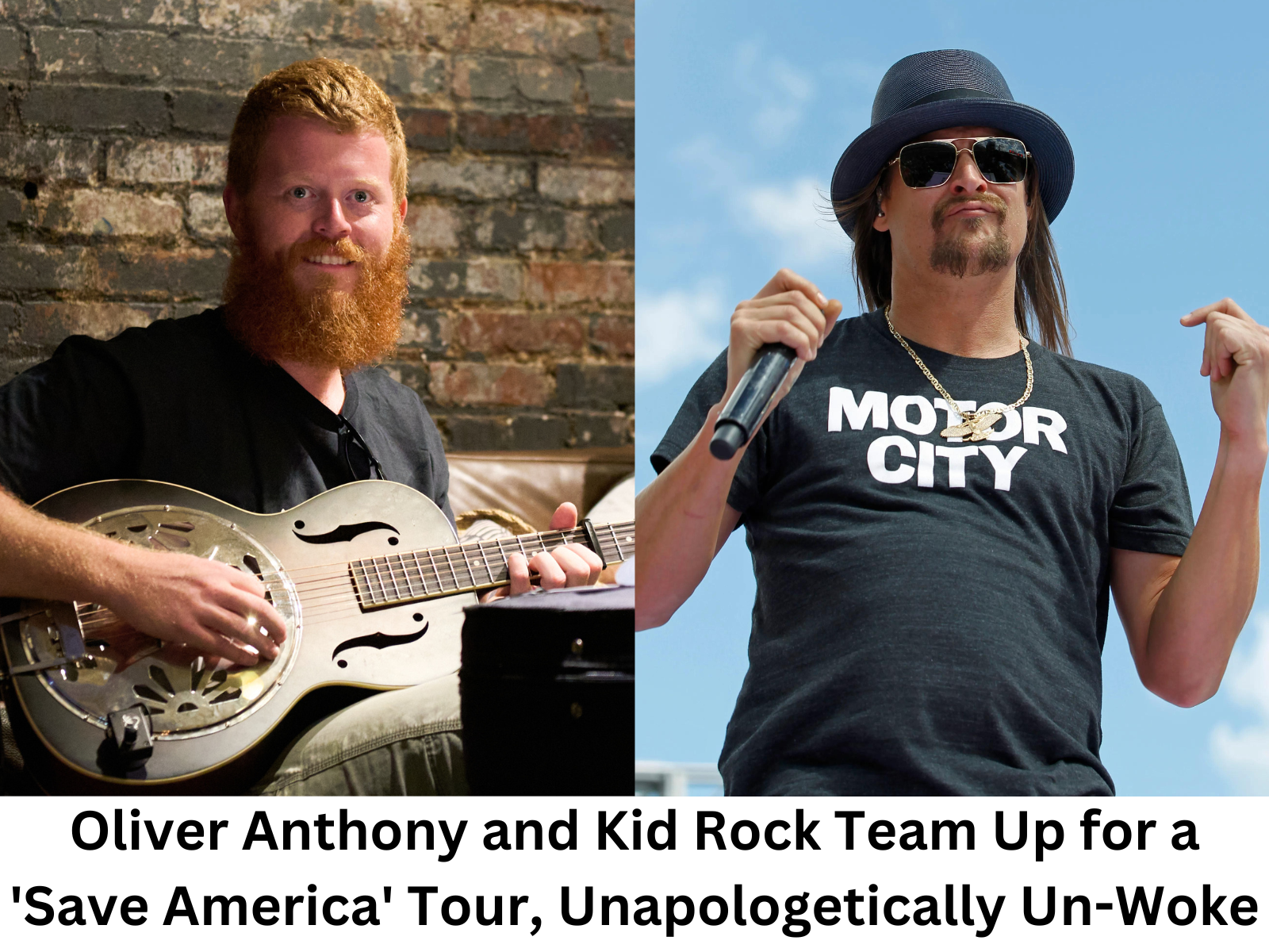 Un-Woke Warriors: Oliver Anthony and Kid Rock Unite for ‘Save America’ Tour