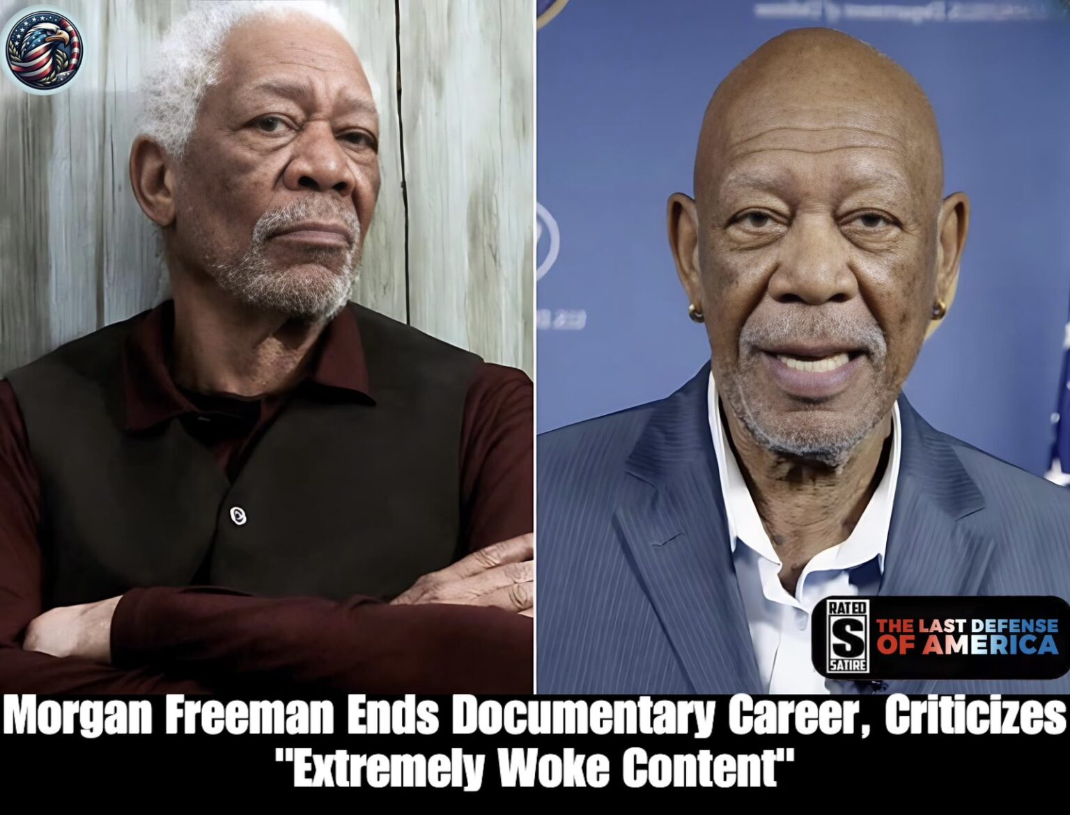Morgan Freeman Ends Documentary Career, Criticizes “Extremely Woke Content”