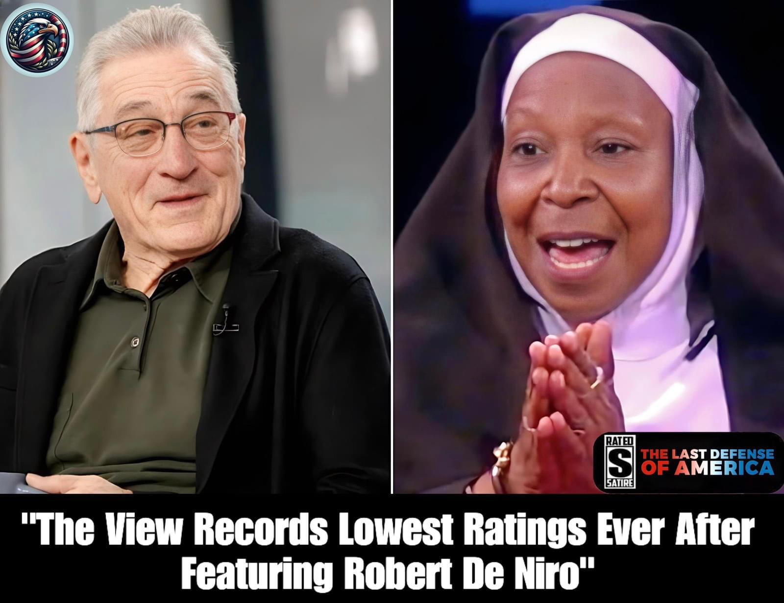 “The View Records Lowest Ratings Ever After Featuring Robert De Niro”