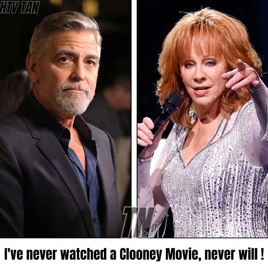 Reba McEntire set the internet ablaze with her controversial statement, declaring she’ll never watch another George Clooney film