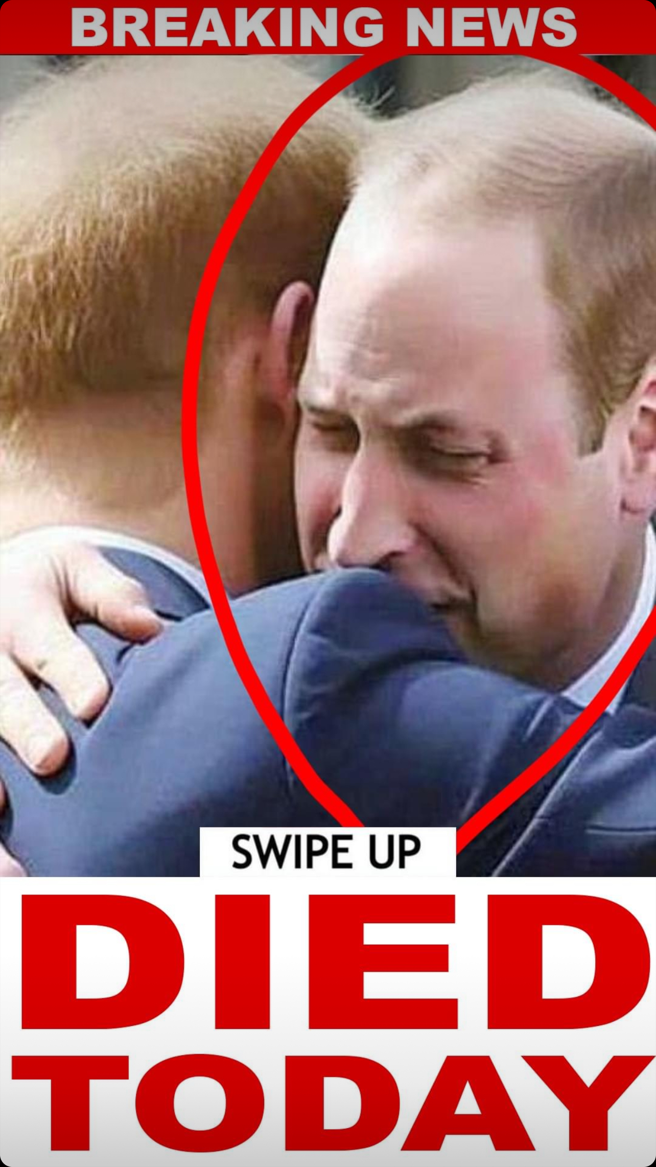 Heartbreak For William And Harry. With Heavy Hearts, We Announce The Passing…