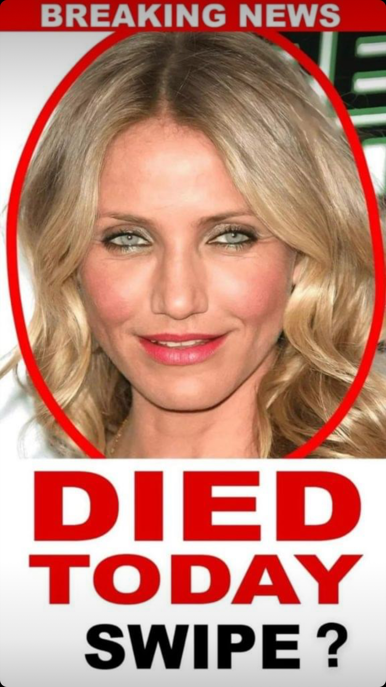 PRAYERS FOR CAMERON DIAZ