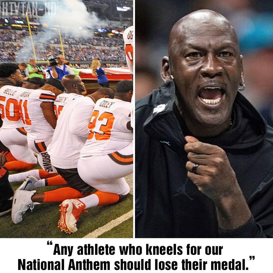 Michael Jordan’s Controversial Stance: “Any Athlete Who Kneels for Our National Anthem Should Lose Their Medal”