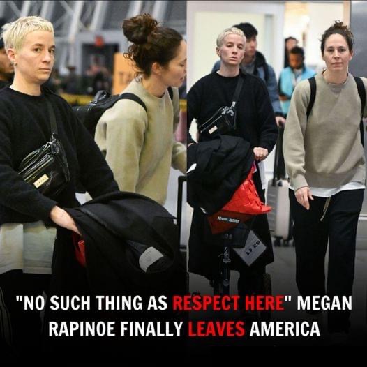 Megan Rapinoe leaves America with the firm intention of never going back