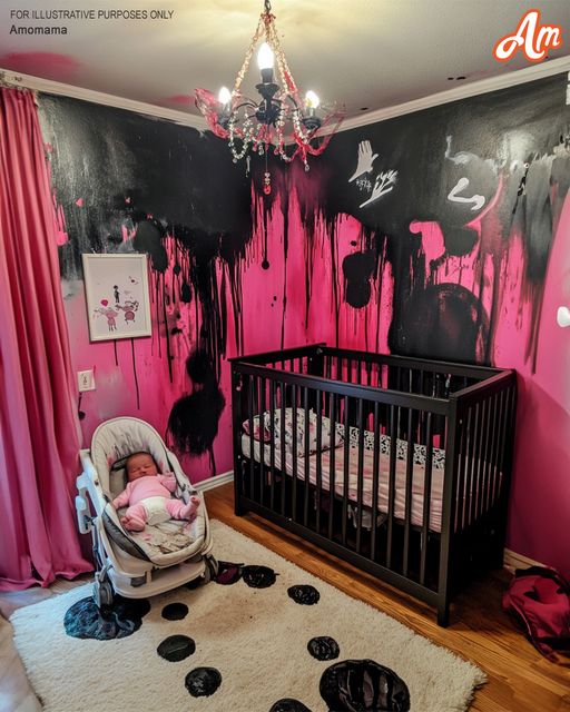 I Returned Home after Giving Birth to Find My Baby’s Room Destroyed and Repainted Black